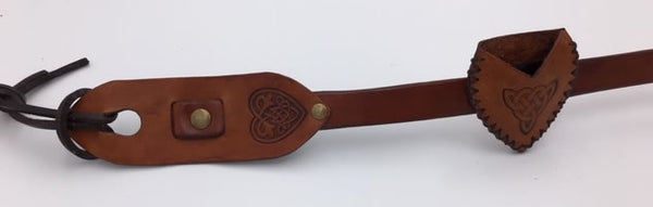 Leather Celtic Guitar/Mandolin Strap