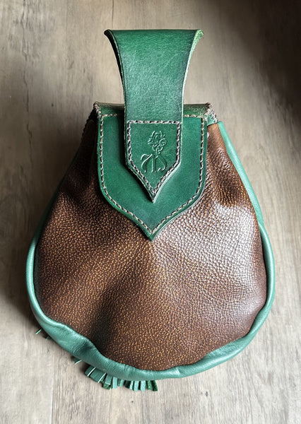 "Ranger of East" Green & Tan 18th Century Sporran