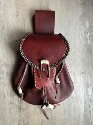 Sporran/Belt Bag Brown Rustic Rob Roy Style, Belt Bag