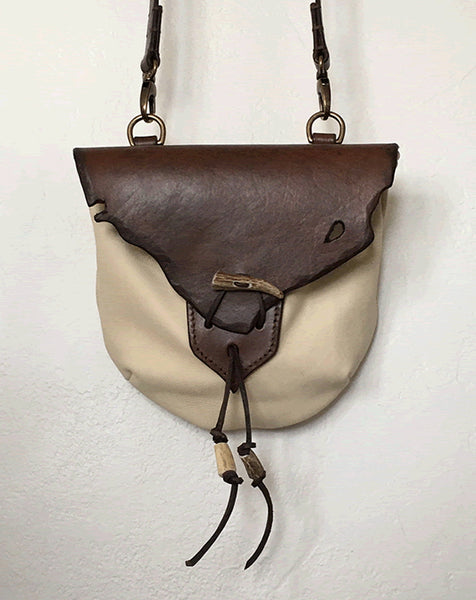 Rustic Event/Walking Leather Crossbody Bag