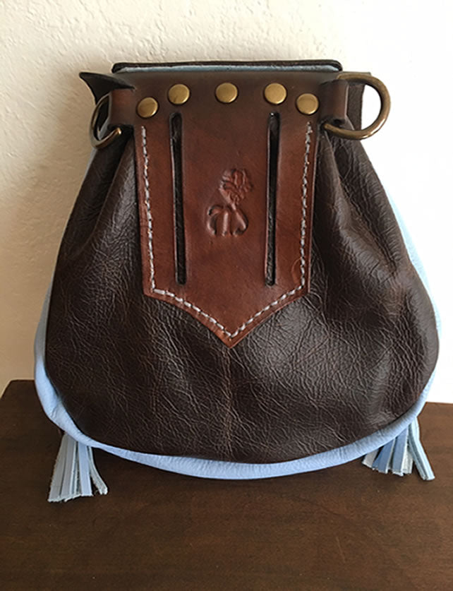 Rob Roy Style Sporran with Cut work Celtic Knot Pattern. Brown & Skye ...