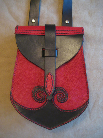 Ladies Hand Made Celtic Cross Body Bag